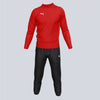 Puma TEAM GOAL QTR Zip Tracksuit - Red / Black