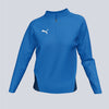 Puma Ladies TEAM GOAL Quarter Zip Top - Royal