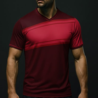 Custom Strip Premium V-Neck Jersey