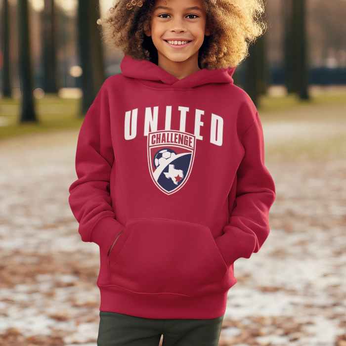 Unisex Red Challenge United "CU2" Hoodie