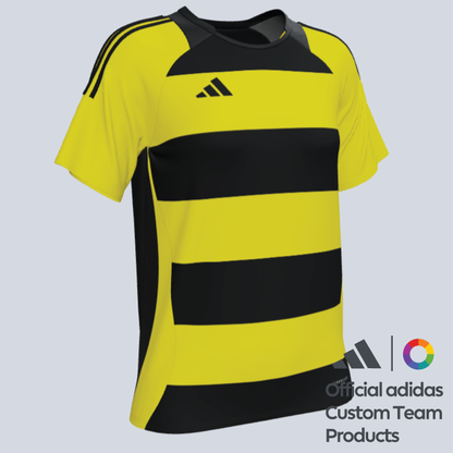 Yellow Adidas Striped 15 Jersey ADIDAS STRIPED 15- FOOTBALL JERSEY