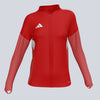 adidas Ladies Tiro 25 Competition Training Jacket - Red