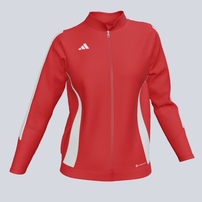 Red adidas jacket women shop