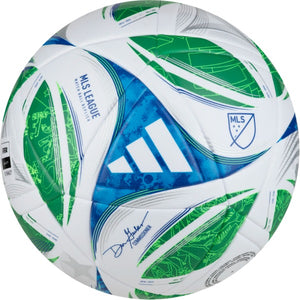 adidas MLS NFHS League Ball (White Green/blue)