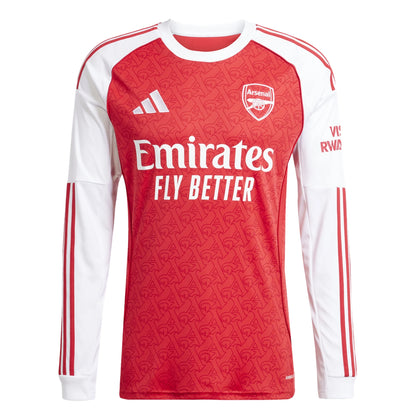 Shop Arsenal 25/26 Long Sleeve Home Jersey
