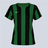 Nike Women's Striped Division V Jersey - Green / Black