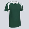 Hatrick Soccer Jersey - Forest Green / White