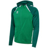 Hummel Ladies Lead 2 Hoodie - Green / Dark Green