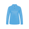 Badger Women's Tonal Blend 1/4 Zip Jacket - Colombia Blue