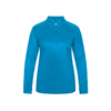 Badger Women's Tonal Blend 1/4 Zip Jacket - Electric Blue