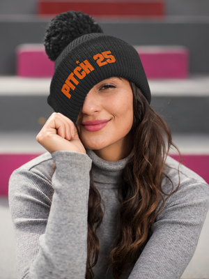 Pitch 25 Pom Beanie