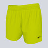 Nike Women's Dri Fit Park III Shorts - Volt