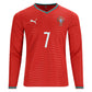 Puma Portugal Home Long Sleeve Jersey Ronaldo #7 2026