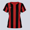 Nike Women's Striped Division V Jersey - Red / Black