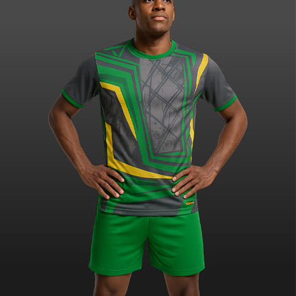 Quick-Turn Splatter Custom Soccer Uniform w/Socks