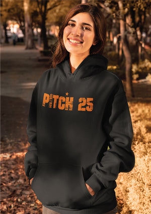 Pitch 25 Black Ladies Hoodie