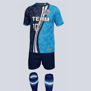 Quick-Turn Aurora Custom Soccer Uniform w/Socks