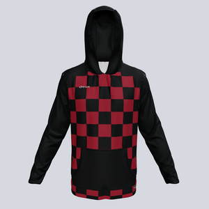 Gear Long Sleeve Lightweight Checkers Hoodie w/pocket