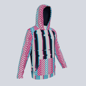 Gear Long Sleeve Lightweight Glitch Hoodie w/pocket