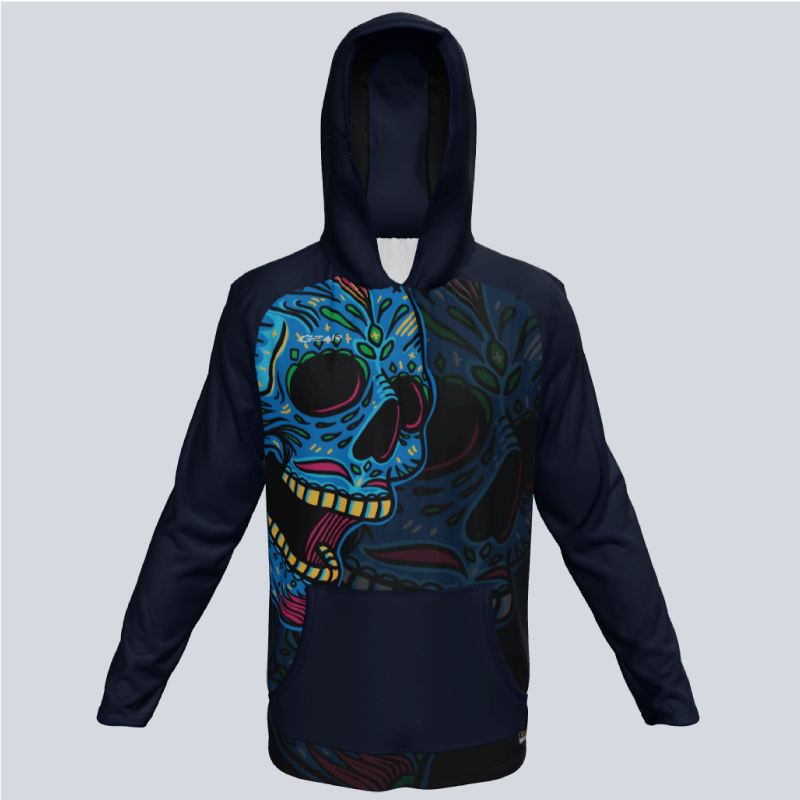 Gear Long Sleeve Lightweight Skull Candy Hoodie w/pocket