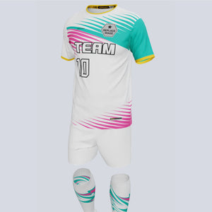 Quick-Turn Slash Custom Soccer Uniform w/Socks