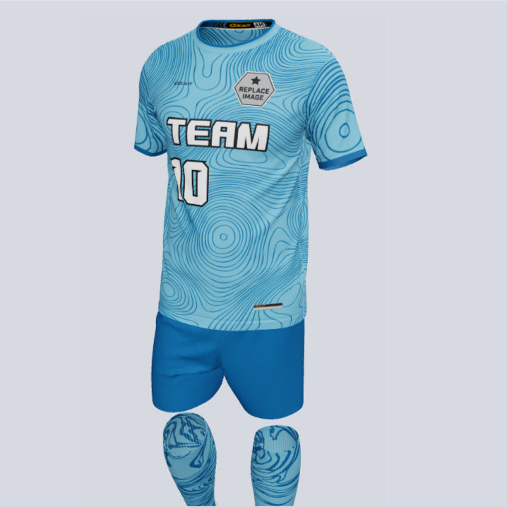 Gear Premium Topo Custom Soccer Uniform w/Custom Socks