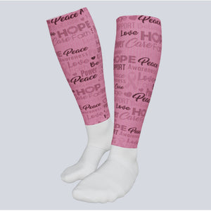 Gear Custom Full Length Cancer Awareness Game Socks