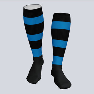 Gear Custom Full Length Striped Game Socks