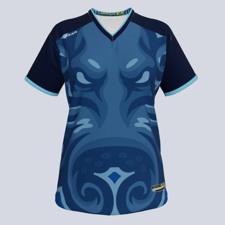 Octopus Fury--ladies-mascot--front