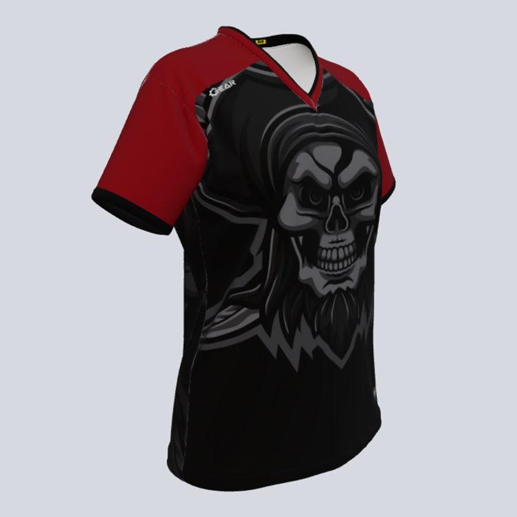 Pirate Skull--ladies-mascot--qtr