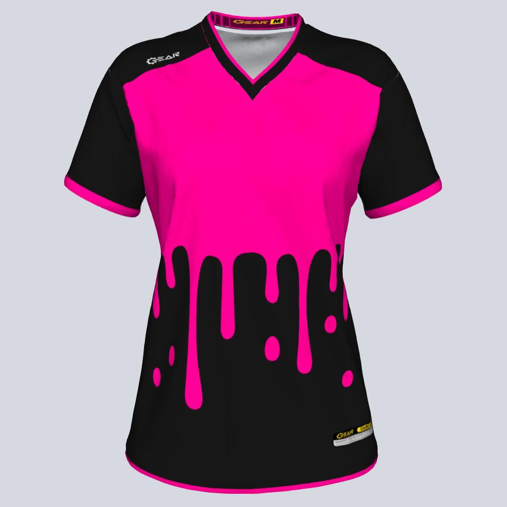 Womens--J-vneck jersey-Splash-Front