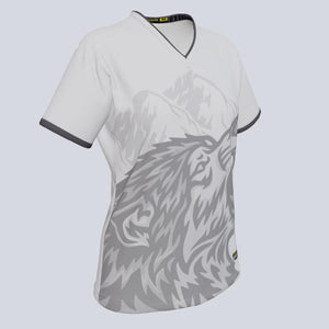 Wolf Howl--ladies-mascot--qtr