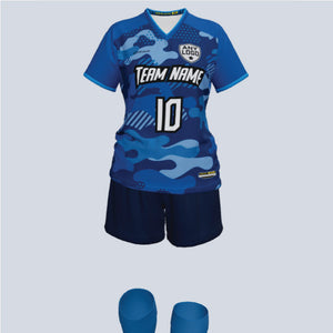 Gear Womens Custom Rocco camo Soccer Uniform Kit