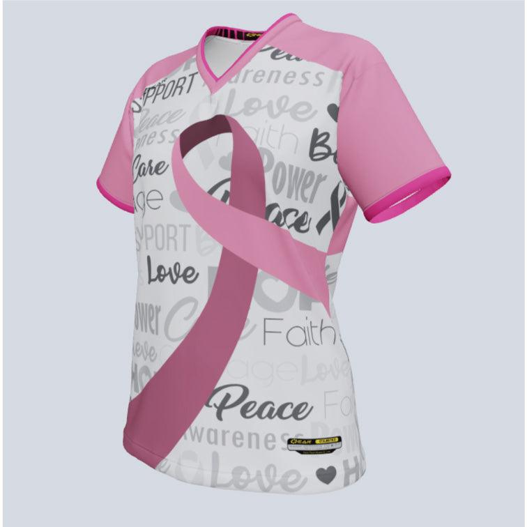 Cancer Awareness Ladies Custom Jersey - GearTeamApparel