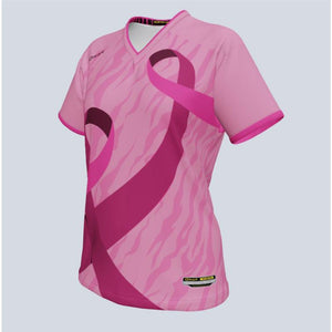 Awareness Double Ribbon Ladies Custom Jersey - GearTeamApparel