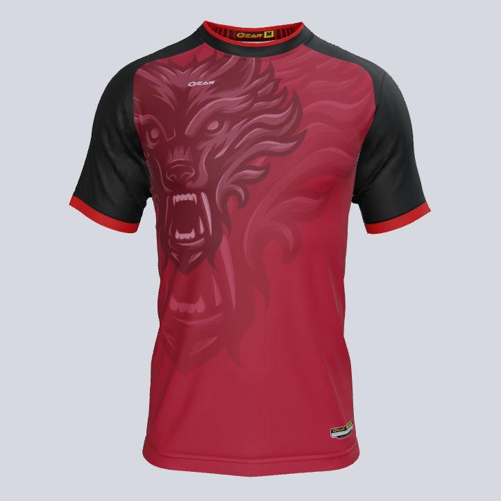 Gear Wolves Mascot Custom Jersey