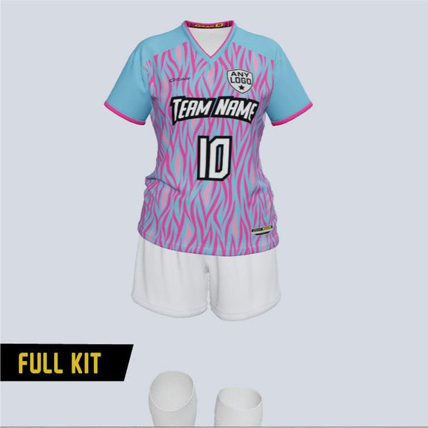ウェア bott Flame Soccer Shirt womens-custom-flame-soccer-